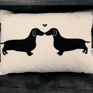 Dachshund decorative pillow,  brand new